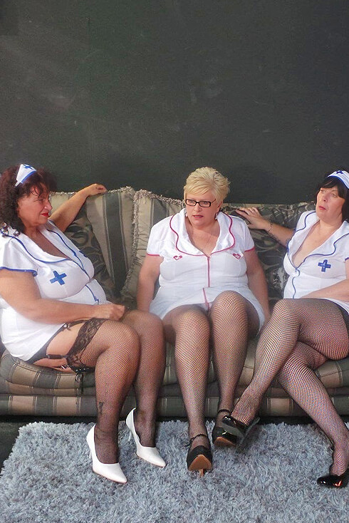 PICTURE SET: trio of busty and mature nurses