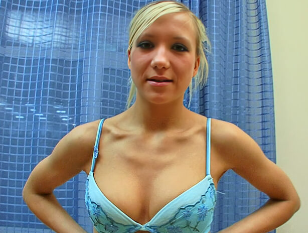 Cumming over a teen pussy
