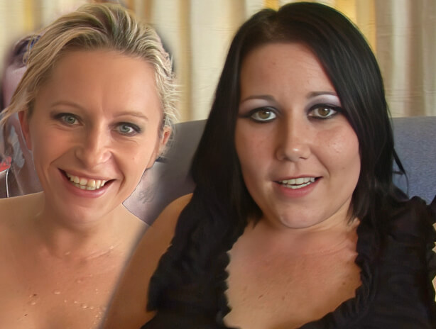 Kaciee Marie & Jessica gangbang in London