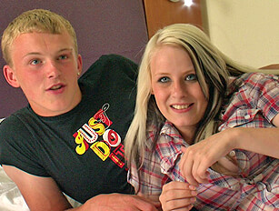 Madly in love couple meet on a gaming site