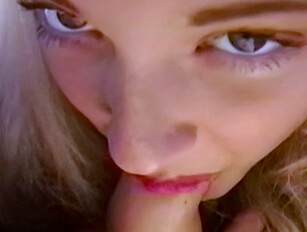 Pretty blonde taking it doggystyle then on her back