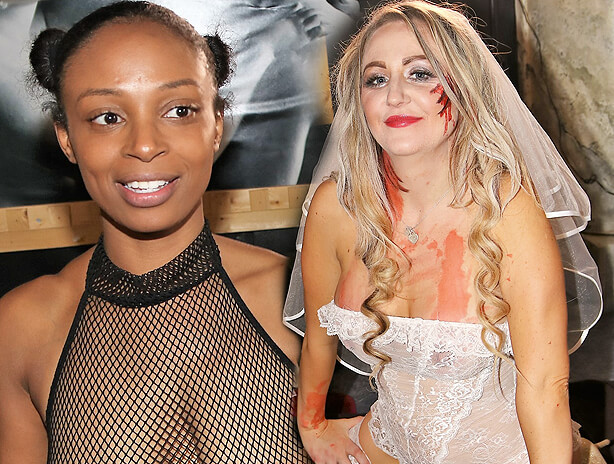 Halloween bukkake party with Lola Marie and Classy Filth
